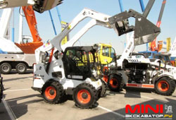 Мини-погрузчик колесный с бортовым поворотом Bobcat