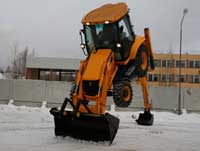 Танцующий экскаватор JCB