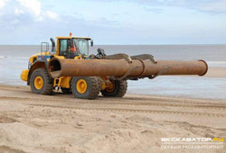 Фронтальный погрузчик Volvo L180G для строительства трубопроводов Фронтальный погрузчик Volvo L180G для строительства трубопроводов