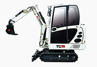 Компактные самоходные экскаваторы TEREX