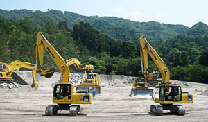 гусеничные экскаваторы Komatsu