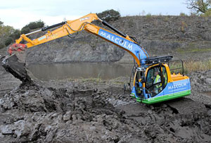 Экскаватор JCB JS145 с гусеницами увеличенной ширины