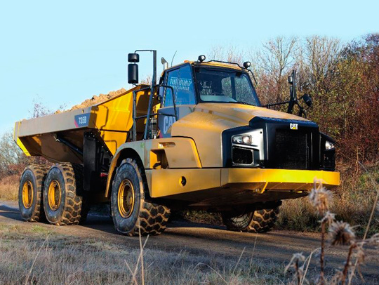 Новая B-серия шарнирно-сочлененных самосвалов Cat