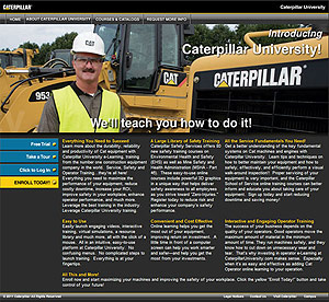 Обучающая онлайн программа Caterpillar