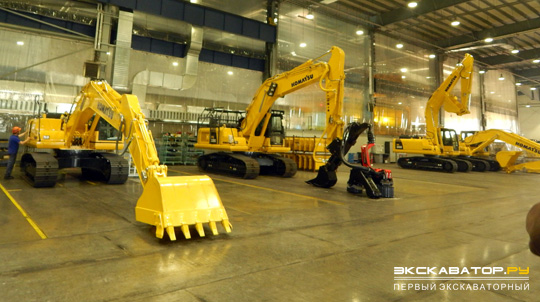 Гусеничные экскаваторы Komatsu