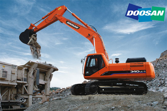 Гусеничный экскаватор Doosan 340LC-7