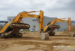 Гусеничные экскаваторы Hyundai
