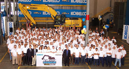 Юбилейный экскаватор Kobelco SK350 Марк 9