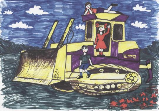 Рисунок воспитанников детского дома