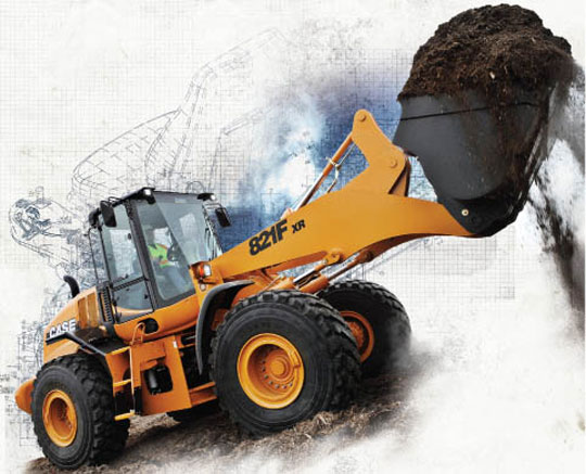 Фронтальный погрузчик Case 821F XR