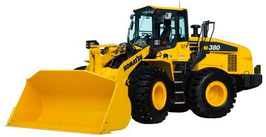 Фронтальный погрузчик Komatsu WA380-7 появился на рынке Европе