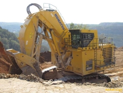KOMATSU PC4000-6E в процессе работы