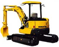 Новая модификация миниэкскаватора Komatsu PC40MR-3