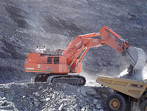 Карьерный экскаватор Hitachi