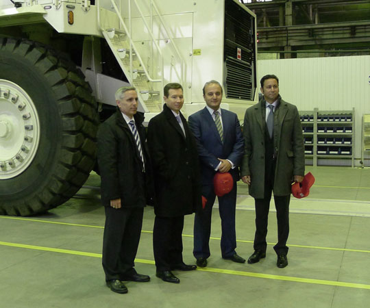 Руководители РМ-Терекс и предствители Администрации области