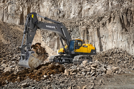 Карьерный экскаватор Volvo EC750D