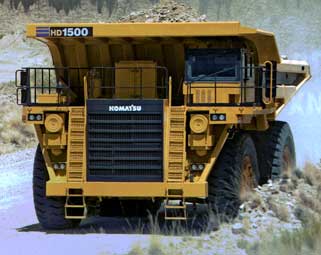 карьерный самосвал Komatsu 1500-7