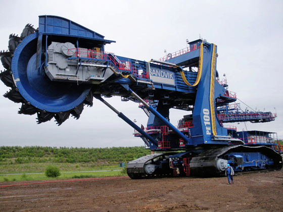 роторный экскаватор Sandvik