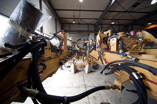 переборка самосвала Cat 740 Ejector