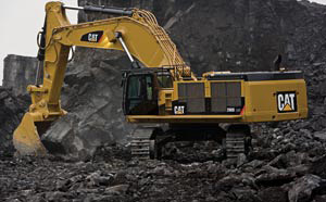Карьерный гидравлический экскаватор Cat 390D L
