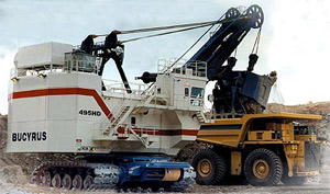 Карьерный экскаватор Bucyrus 495HD