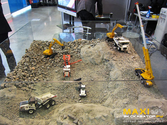 Масштабные модели техники Terex и Kato