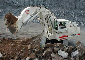 карьерный экскаватор Terex 