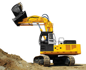 карьерный гидравлический экскаватор Hyundai R800-7A