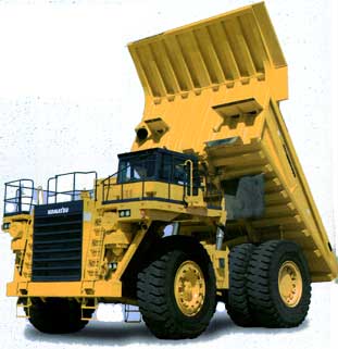 карьерный самосвал Komatsu 1500-7