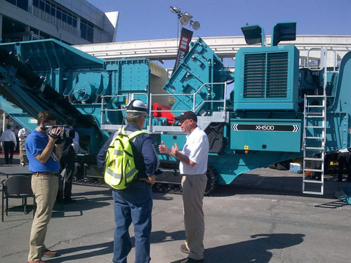 Роторная дробильная установка Powerscreen XH500