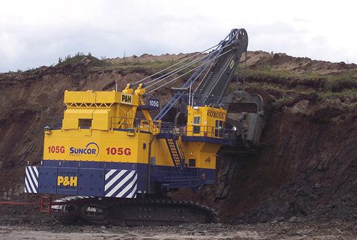 карьерный экскаватор P&H4100