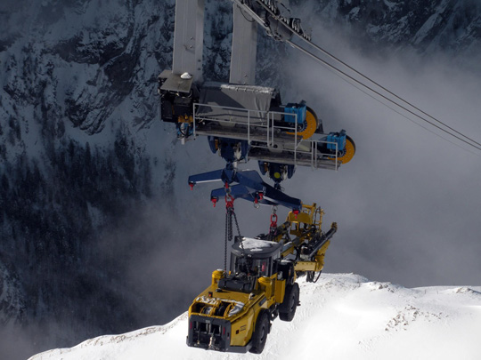 Atlas Copco покоряет Швейцарские Альпы