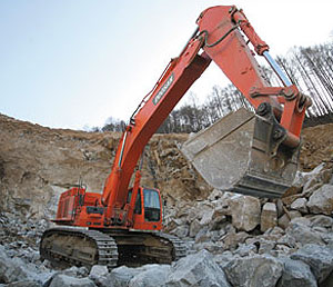 Карьерный гидравлический экскаватор Doosan DX700LC