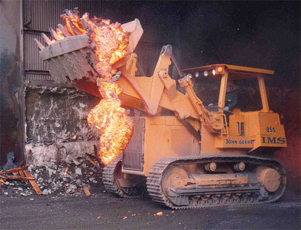 погрузчик John Deere 855