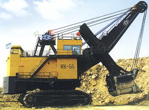 карьерный экскаватор TYHI WK-55