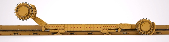 Очистной комбайн Caterpillar