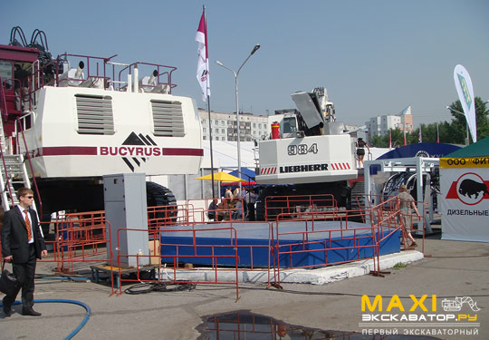 Карьерные экскаваторы Liebherr и Bucyrus