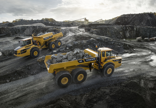 Сочлененные самосвалы серии F от Volvo Construction Equipment 