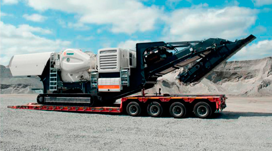 Мобильная дробильная установка Metso Lokotrack LT120