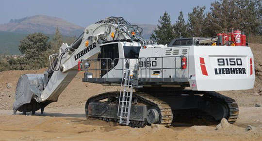 Гусеничный экскаватор Liebherr R9150