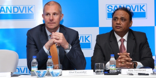 В Индии появится завод строительной техники Sandvik 