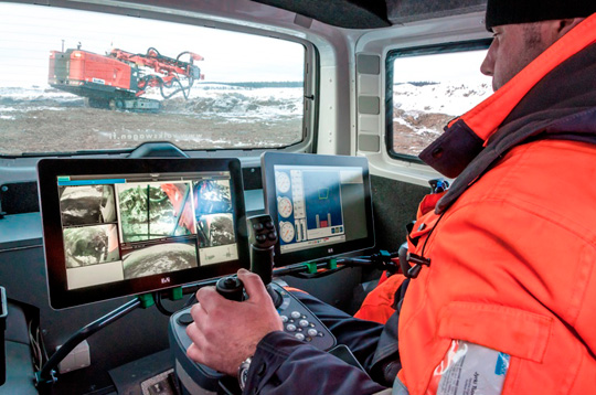 Система Automine от компании Sandvik Mining
