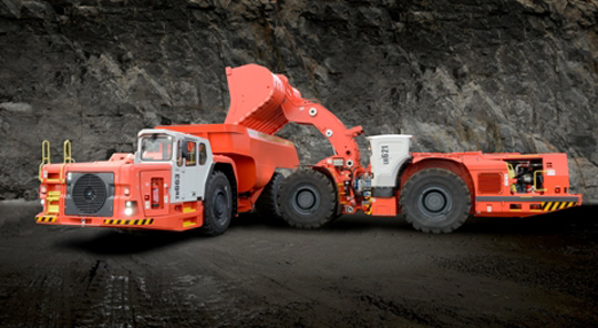 Подземный самосвал от Sandvik Mining