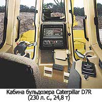Кабина бульдозера Caterpillar D7R (230 л. с., 24,8 т)