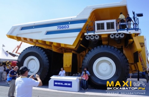 Карьерный самосвал БелАЗ 75603 на MINExpo 2012