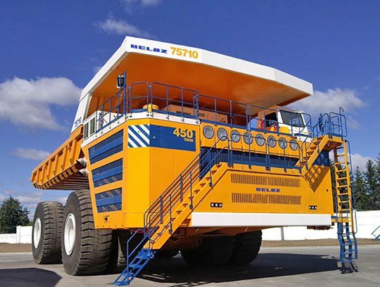 Самосвалы БЕЛАЗ показывают надежную и высокопроизводительную работу при очень хорошей топливной экономичности