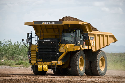 Карьерный самосвал Caterpillar 777G