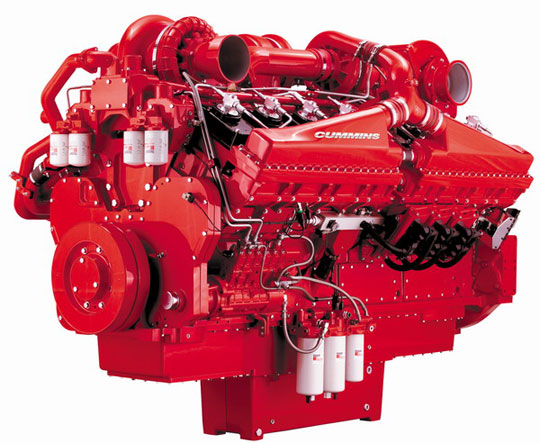 Двухтопливный двигатель Cummins QSK50 
