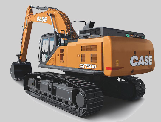 Гусеничный экскаватор CX750D - самый большой в линейке Case