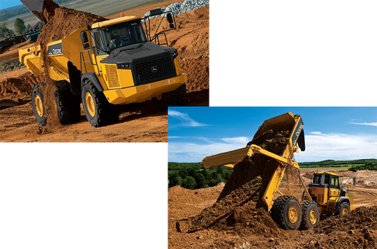 Карьерный самосвал John Deere